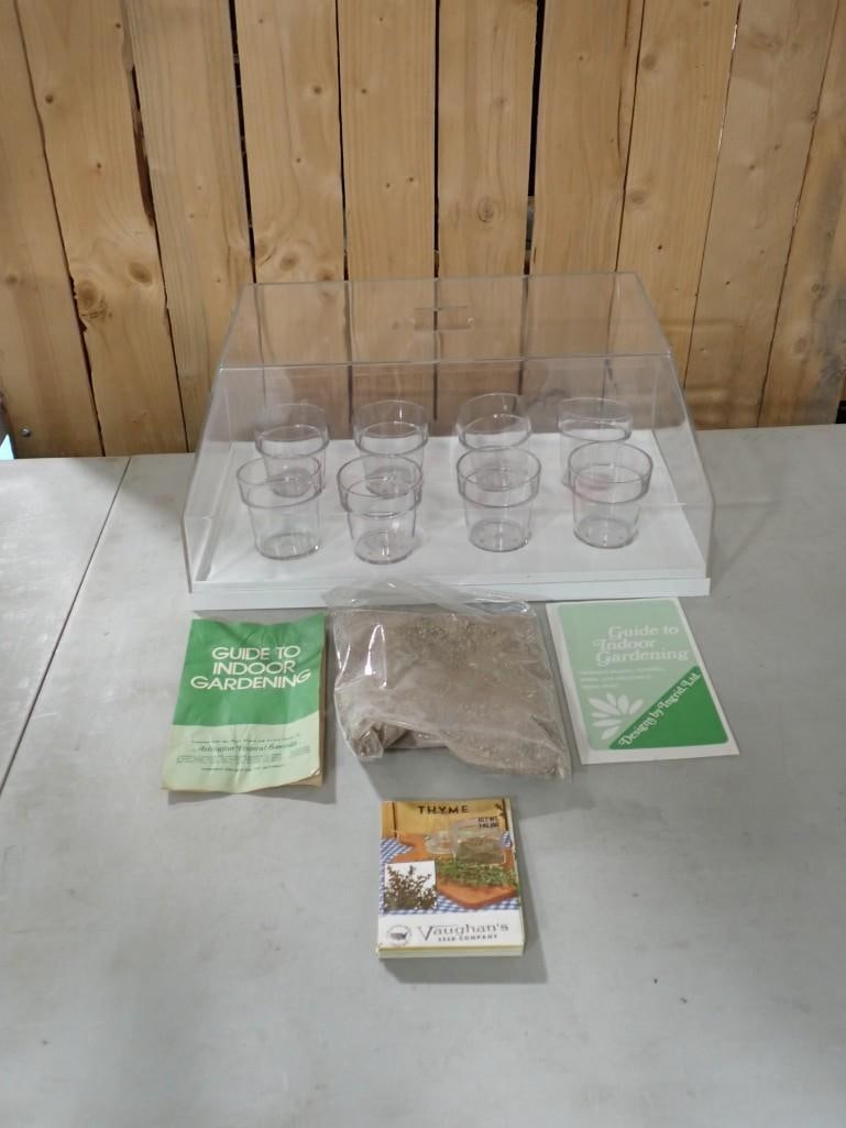 Indoor Gardening Kit: Indoor Gardening Kit All pictures are considered part of the description and should be examined carefully by bidders. Live Auctioneers is now offering Live Shipping through them. This is an optional p