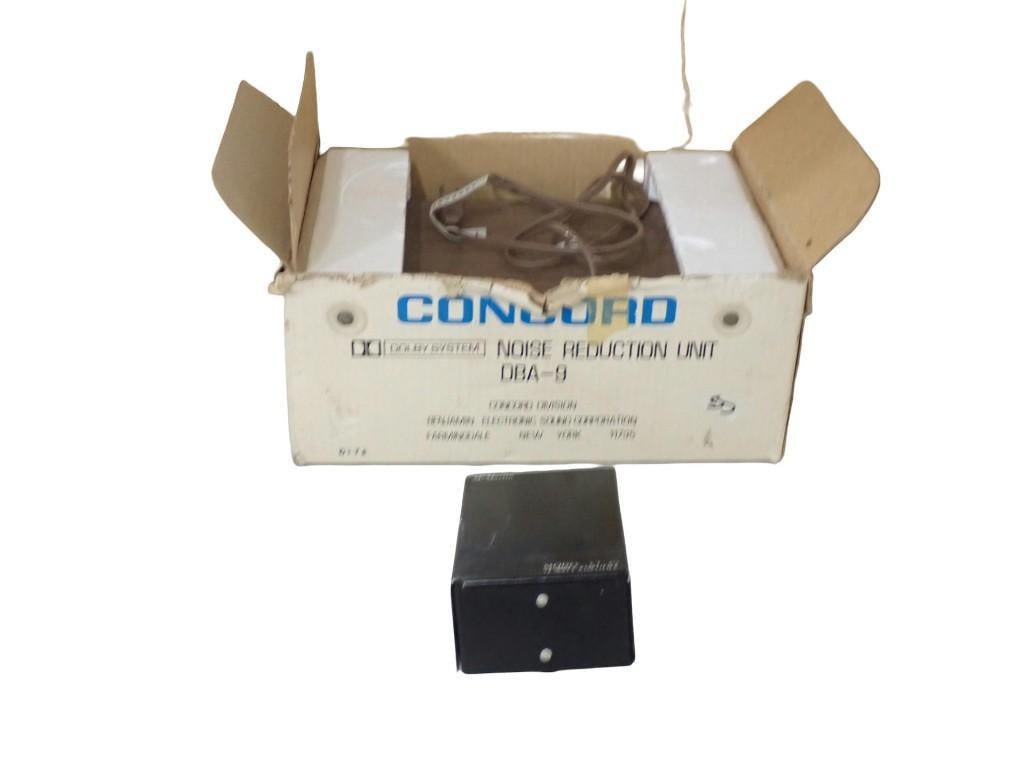 Vintage Concord DBA-10 Dolby System Noise Reduction Unit with Original Box: Vintage Concord DBA-10 Dolby System Noise Reduction Unit with Original Box All pictures are considered part of the description and should be examined carefully by bidders. Live Auctioneers is now