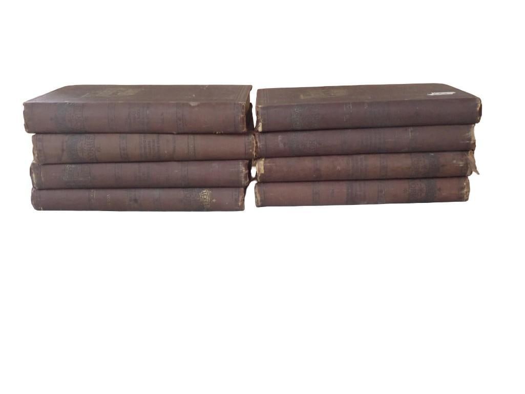 8 Thackeray's Works Books Antique or Vintage: 8 Thackeray's Works Books Antique or Vintage - different volumes All pictures are considered part of the description and should be examined carefully by bidders. Live Auctioneers is now offering L