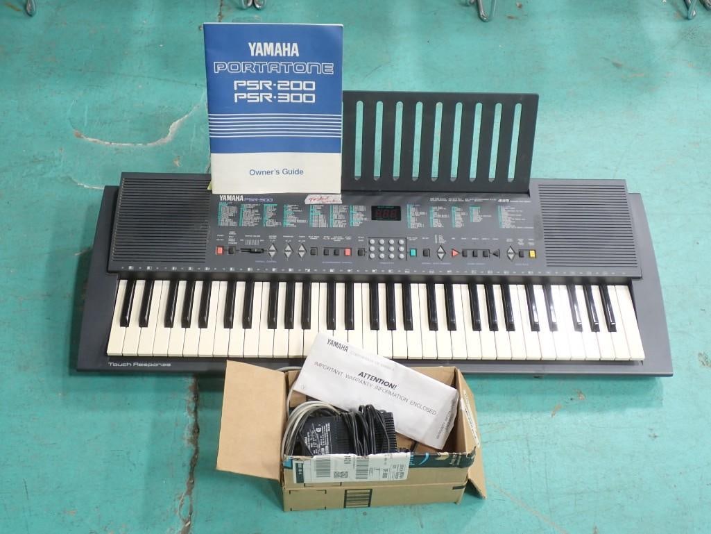 Yamaha PSR-300 Keyboard Works: Yamaha PSR-300 Keyboard Works All pictures are considered part of the description and should be examined carefully by bidders. Live Auctioneers is now offering Live Shipping through them. This is an