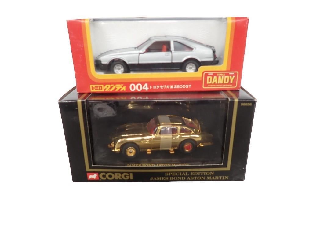 2 Model Cars incl Corgi Special Edition James Bond Aston Martin and Tomica Dandy 004 Toyota Celica (1 of 9)