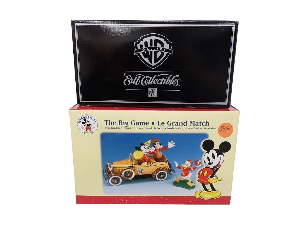 2 Model Cars incl Mickey Mouse The Big Game 1930 Roadster and Ertl Collectibles Warner Bros Pepe Le (1 of 9)