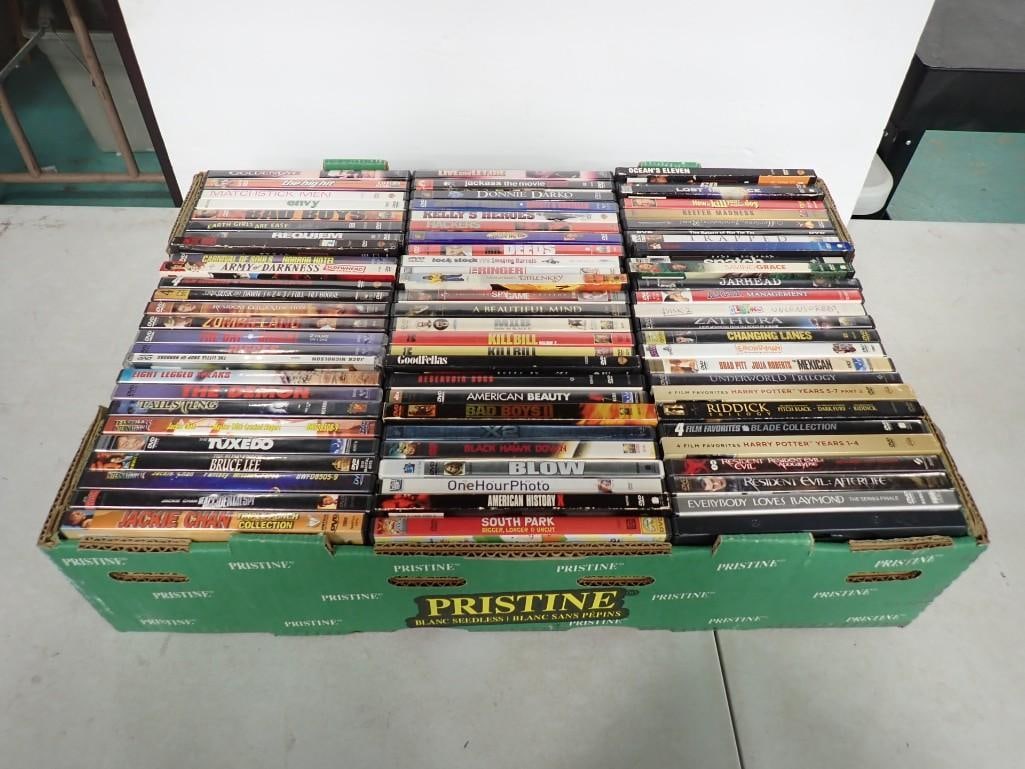 DVDs incl The Demon, Eight Legged Freaks, Pieces, Zombieland, Jackie Chan Fantasy Mission Force, (1 of 12)