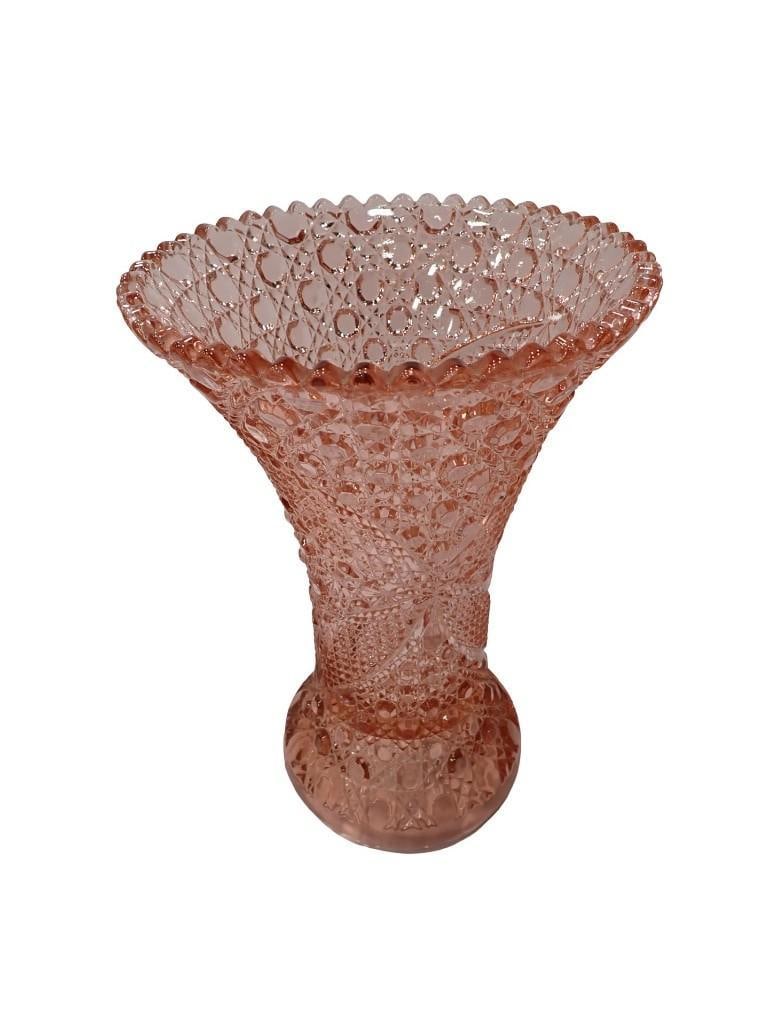 Vintage Pink Depression Glass Vase (1 of 7)