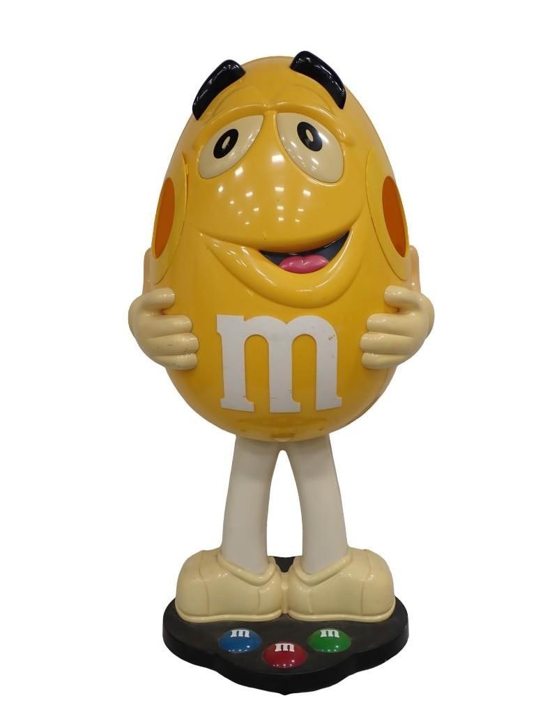 Large Yellow M&M Store Display Candy Holder Large (1 of 8)