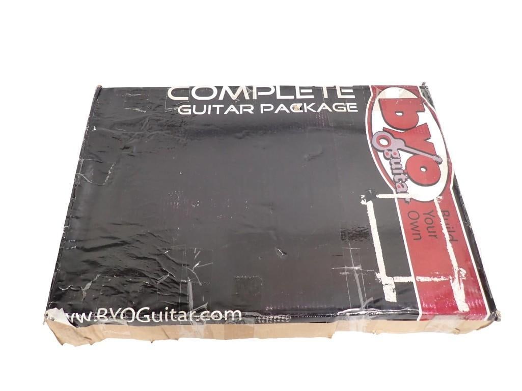 BYO Guitar Kit Build Your Own Guitar Kit: BYO Guitar Kit Build Your Own Guitar Kit Condition: unchecked for completeness All pictures are considered part of the description and should be examined carefully by bidders. Live Auction