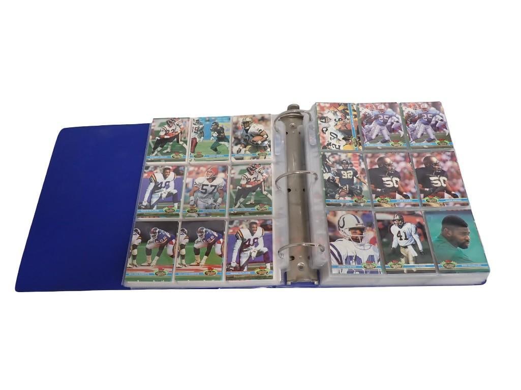 Football Cards in a Binder: Football Cards in a Binder All pictures are considered part of the description and should be examined carefully by bidders. Live Auctioneers is now offering Live Shipping through them. This is an opti
