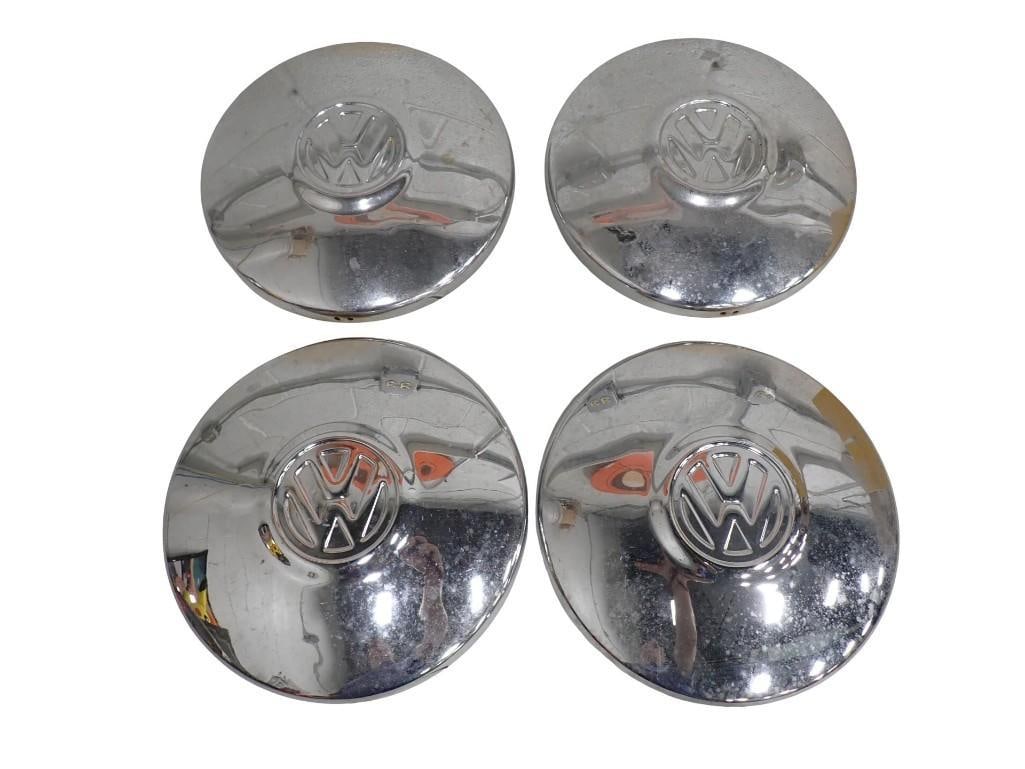 Volkswagen Hubcaps VW Set of 4 Vintage: Set of 4 Vintage Volkswagen Hubcaps VW All pictures are considered part of the description and should be examined carefully by bidders. Live Auctioneers is now offering Live Shipping through them. Thi