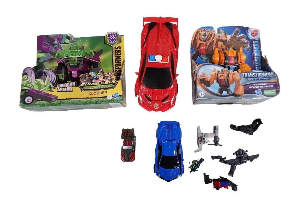 Toys Lot incl Transformers Bumblebee Cyberverse Adventures Clobber New in Box, Transformers Earthspa (1 of 5)