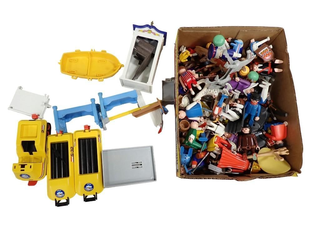 Lot of assorted Playmobil toys, figures, etc.: Lot of assorted Playmobil toys, figures, etc. All pictures are considered part of the description and should be examined carefully by bidders. Live Auctioneers is now offering Live Shipping through th