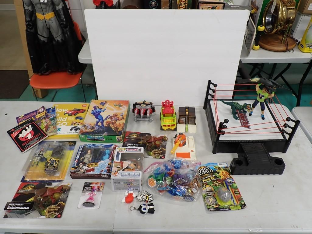 Toys Lot incl Ghostbusters Phoebe Action Figure, Power Rangers Figure New in Package, John Cena (1 of 10)