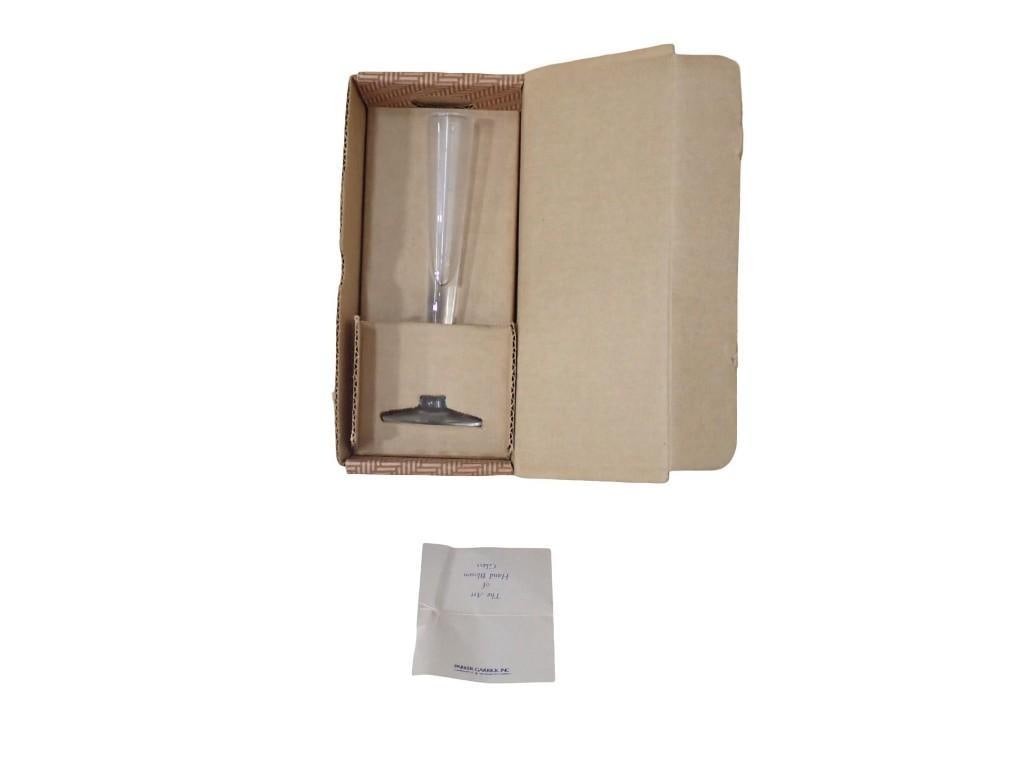 Parker-Garrick Hand Blown Glass with original Box: Parker-Garrick Hand Blown Glass with original Box All pictures are considered part of the description and should be examined carefully by bidders. Live Auctioneers is now offering Live Shipping throug