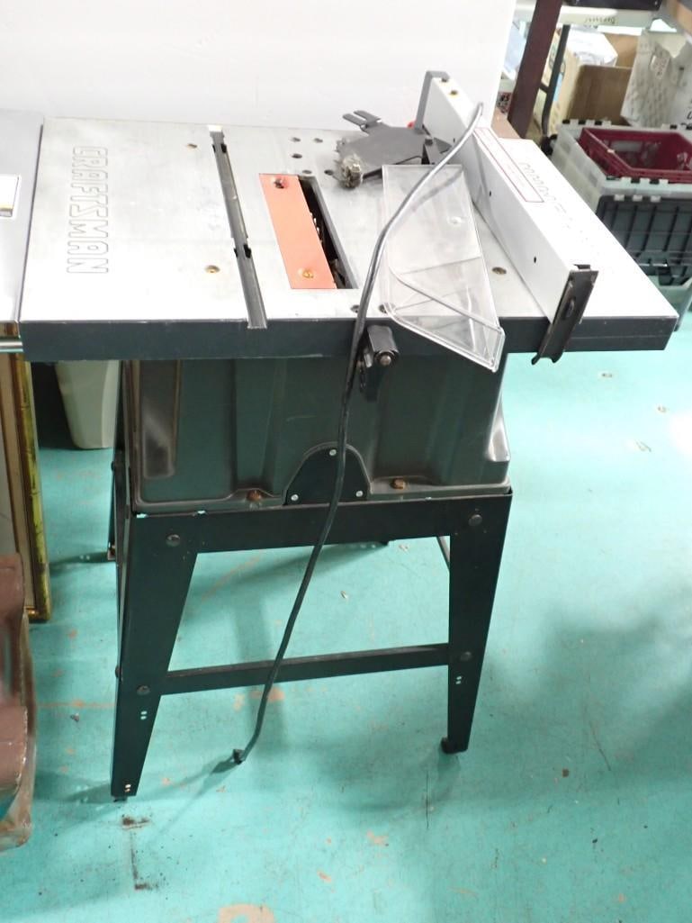Sears Craftsman Table Saw: Sears Craftsman Table Saw All pictures are considered part of the description and should be examined carefully by bidders. Live Auctioneers is now offering Live Shipping through them. This is an optio
