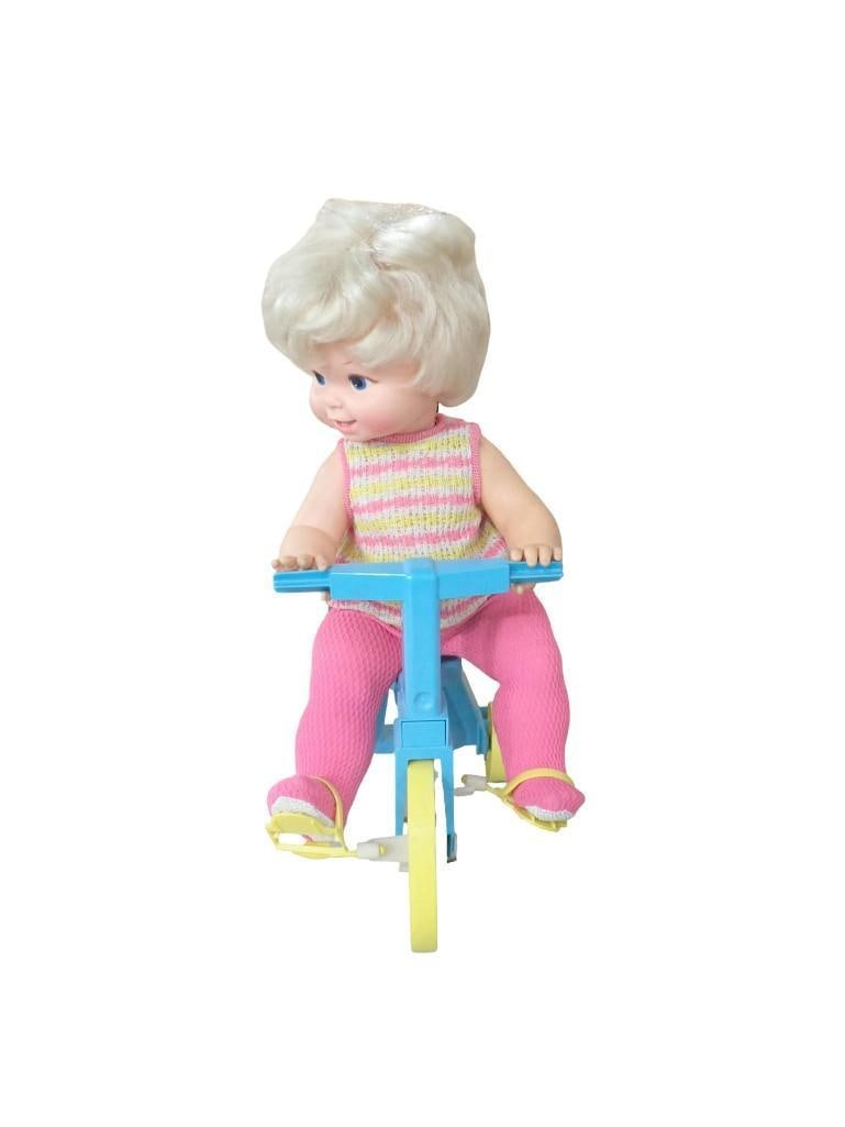 Vintage Mattel Tippee Toes doll and tricycle 1960's: Vintage Mattel Tippee Toes doll and tricycle 1960's All pictures are considered part of the description and should be examined carefully by bidders. Live Auctioneers is now offering Live Shipping 