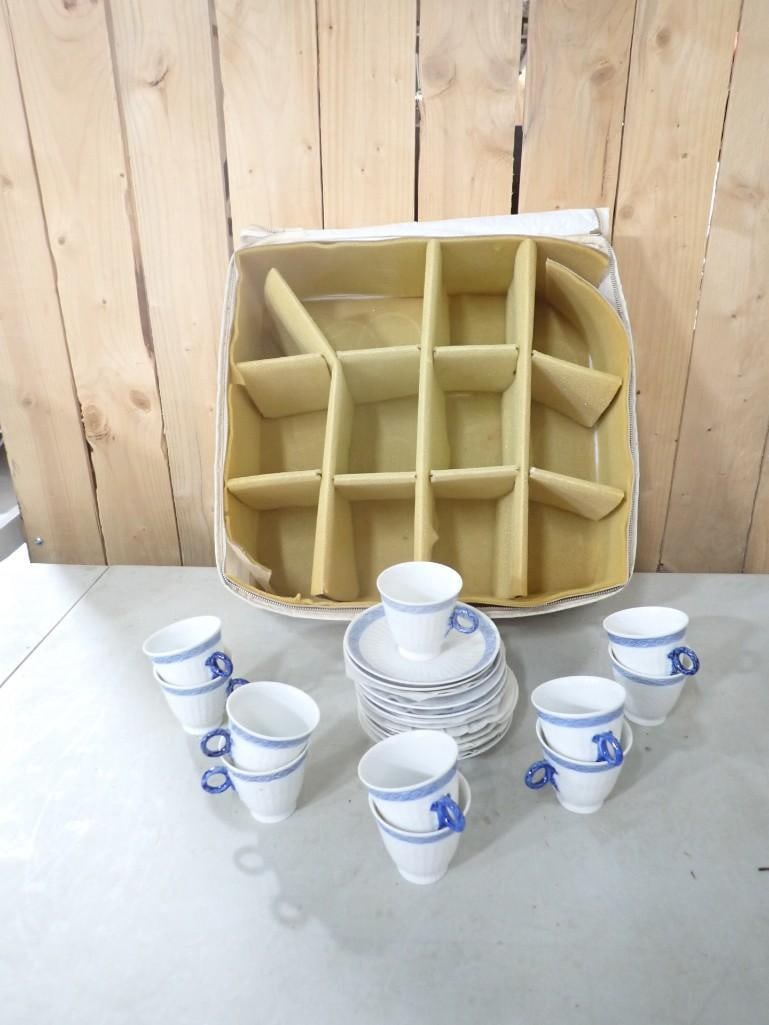 Royal Copenhagen Teacups and Saucers: Royal Copenhagen Teacups and Saucers All pictures are considered part of the description and should be examined carefully by bidders. Live Auctioneers is now offering Live Shipping through them. This 