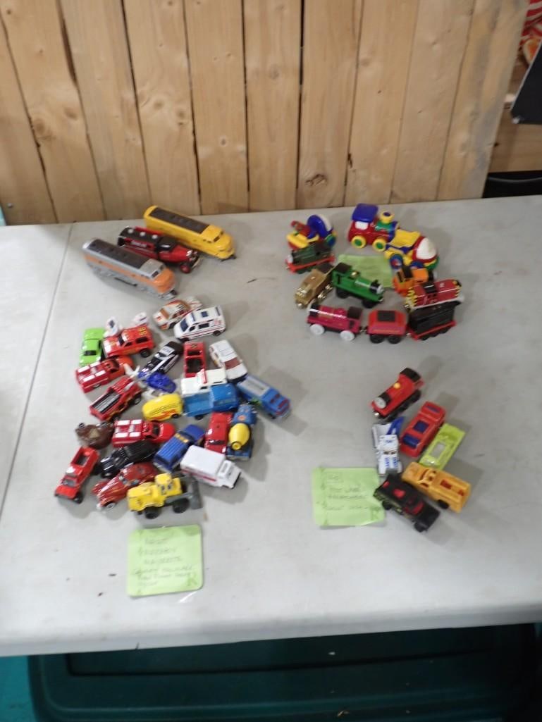 Small Toys incl Matchbox, Majorette, Maisto, Thomas the Train, etc: Small Toys incl Matchbox, Majorette, Maisto, Thomas the Train, etc All pictures are considered part of the description and should be examined carefully by bidders. Live Auctioneers is now offering Liv