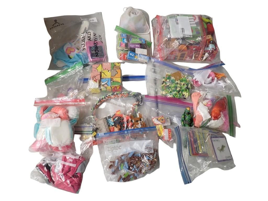 Lot of assorted Toys, Accessories, etc. including Blocks, My Little Fire Station, Building Blocks - (1 of 17)