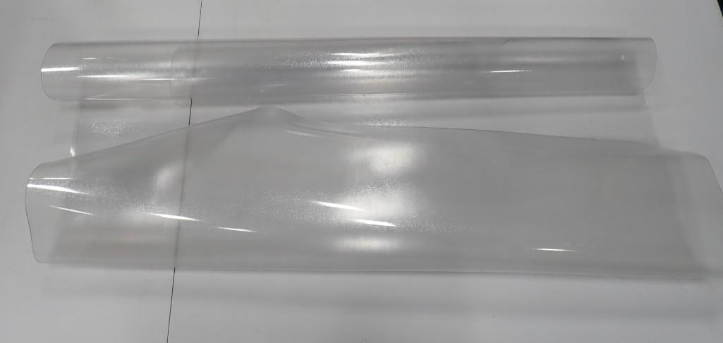 Clear Mat for an office Chair: Clear Mat for an office Chair - folds or rolls up nicely All pictures are considered part of the description and should be examined carefully by bidders. Live Auctioneers is now offering Live Shipping