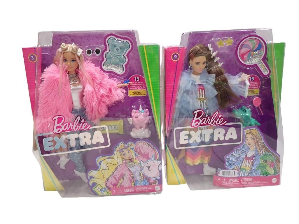 2 Barbie Extra Dolls with Accessories New in Package (1 of 6)