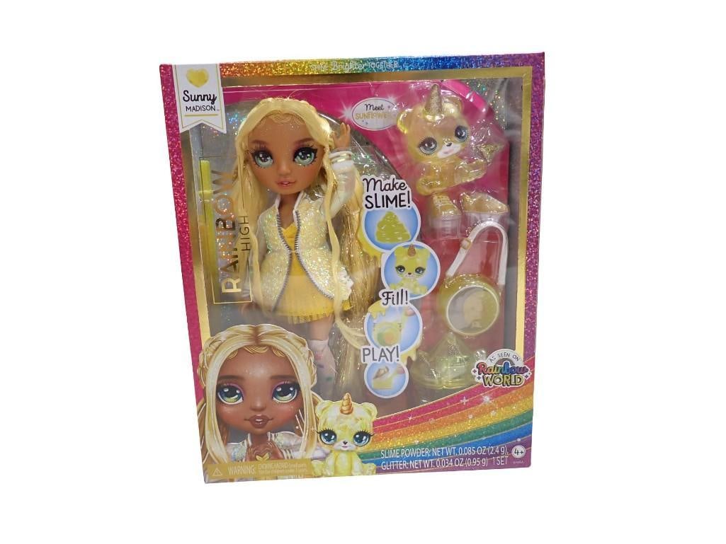 Rainbow High Sunny Madison Fashion Doll Playset Featuring a Doll, Pet, and Slime Kit New in Package (1 of 6)