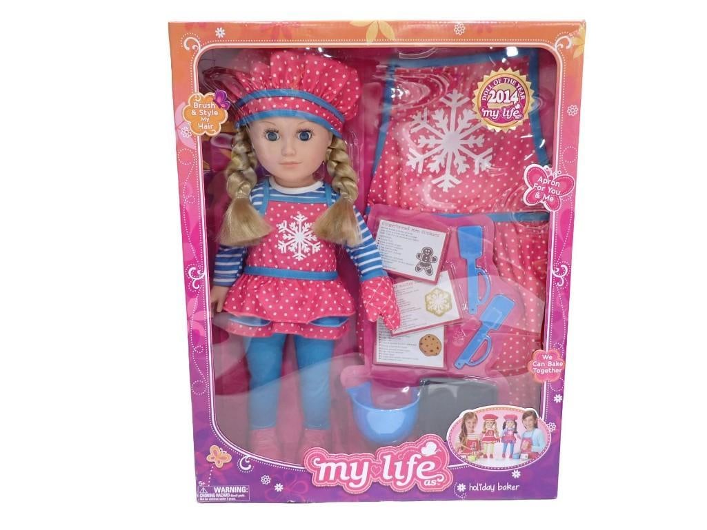My Life As 2014 Doll of the Year Holiday Baker Doll featuring a snowflake-themed outfit and baking a (1 of 7)