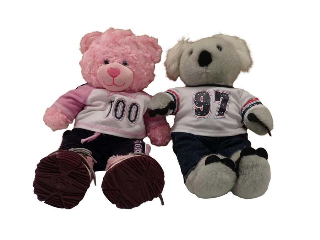 Build-a-Bear Koala and Pink Bear. Includes some accessories like Sketchers Shoes (1 of 3)