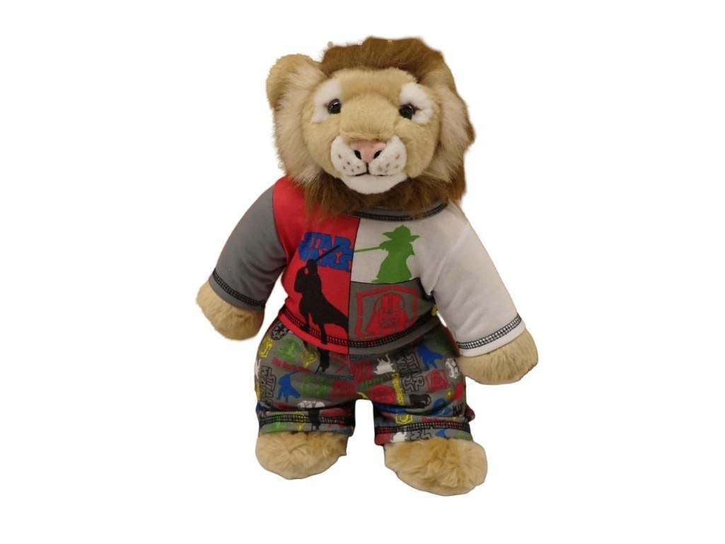 Build-A-Bear Lot - Plush Lion with Star Wars Pajama Outfit (1 of 4)