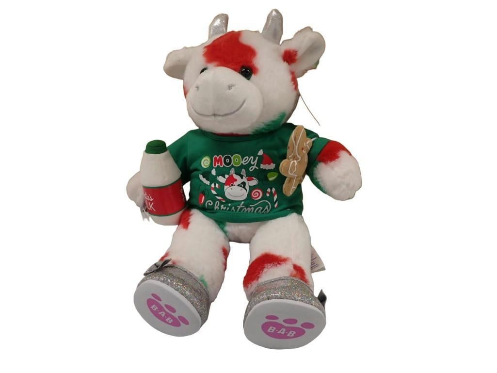 Build-A-Bear Lot - Plush Mooey Christmas Cow with Santa's Milk and Gingerbread Man Accessories: Build-A-Bear Lot - Plush Mooey Christmas Cow with Santa's Milk and Gingerbread Man Accessories All pictures are considered part of the description and should be examined carefully by bidders. Live