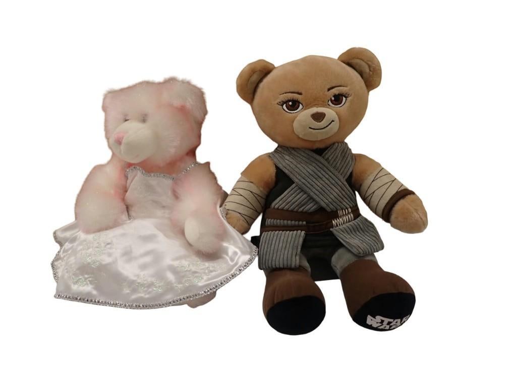 Build-A-Bear Lot - Plush Star Wars Rey Bear and a Pink Wedding Bear: Build-A-Bear Lot - Plush Star Wars Rey Bear and a Pink Wedding Bear All pictures are considered part of the description and should be examined carefully by bidders. Live Auctioneers is now offering Li