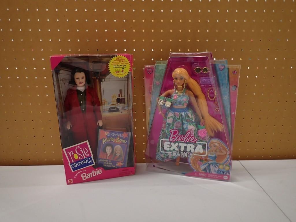Barbie New in Package Rosie O'Donnell Doll and Barbie Extra Fancy: Barbie New in Package Rosie O'Donnell Doll and Barbie Extra Fancy All pictures are considered part of the description and should be examined carefully by bidders. Live Auctioneers is now offering 