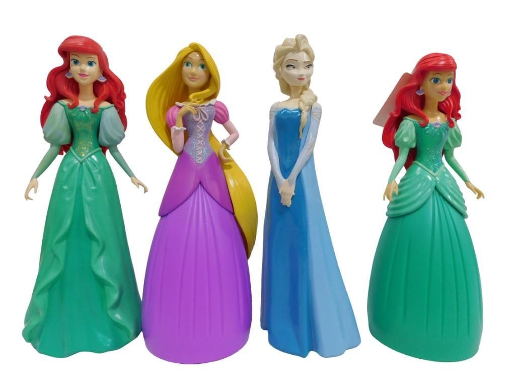 Walt Disney Princess MagiClip dolls including Little Mermaid Ariel, Tangled Rapunzel, & Frozen Elsa: Walt Disney Princess MagiClip dolls including Little Mermaid Ariel, Tangled Rapunzel, & Frozen Elsa All pictures are considered part of the description and should be examined carefully by bidders.