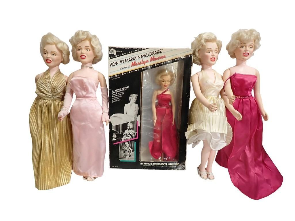 Marilyn Monroe Dolls including How to Marry a Millionaire with Box (1 of 5)