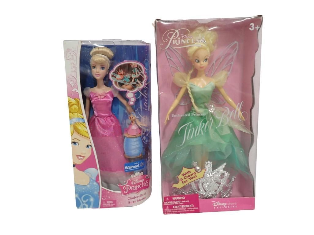 Walt Disney Princesses Dolls including Cinderella & Suzy Mouse Walmart Exclusive and Tinker Bell (1 of 6)