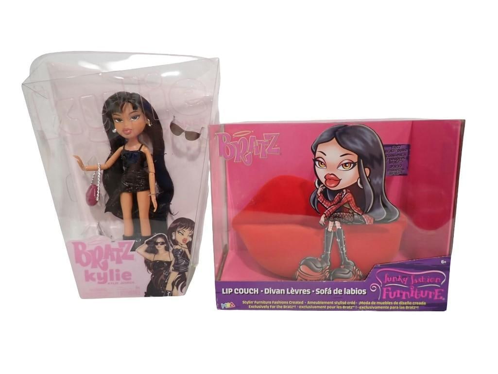 Bratz Lot including Kylie Jenner and Funky Fashion Furniture Lip Couch - New in Packages: Bratz Lot including Kylie Jenner and Funky Fashion Furniture Lip Couch - New in Packages All pictures are considered part of the description and should be examined carefully by bidders. Live Auctionee