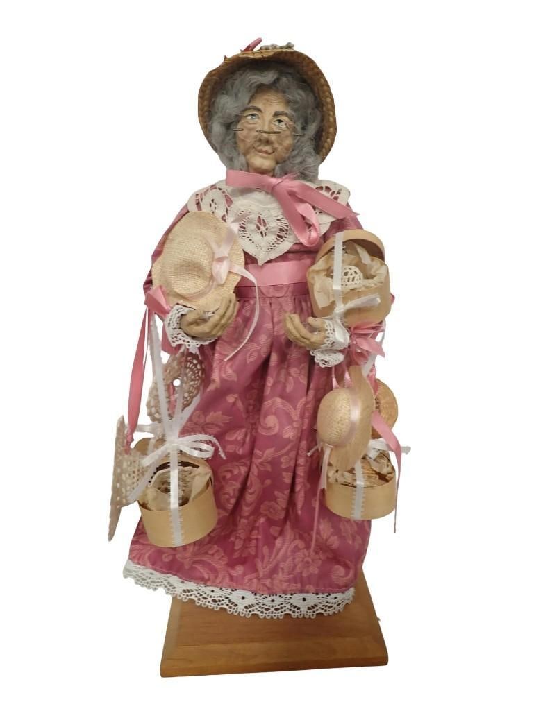 Lynn Haney Collectible Works "The Hat Peddler" Figure (1 of 7)