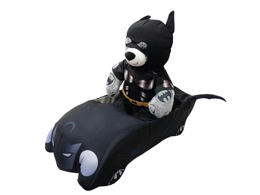 Build-A-Bear Workshop DC Comics Batman Plush Toy with soft Batmobile Vehicle: Build-A-Bear Workshop DC Comics Batman Plush Toy with soft Batmobile Vehicle All pictures are considered part of the description and should be examined carefully by bidders. Live Auctioneers is now of