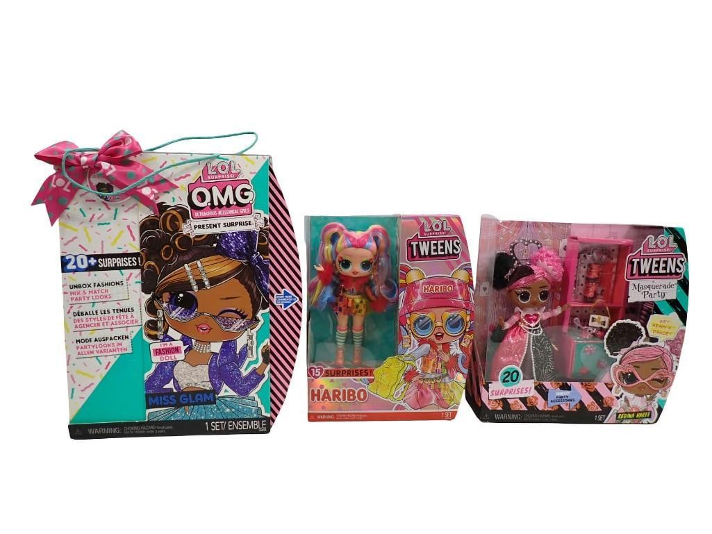 LOL Surprise! OMG Outrageous Millennial Girls Present Surprise Miss Glam, Tweens Haribo, Masquerade (1 of 11)