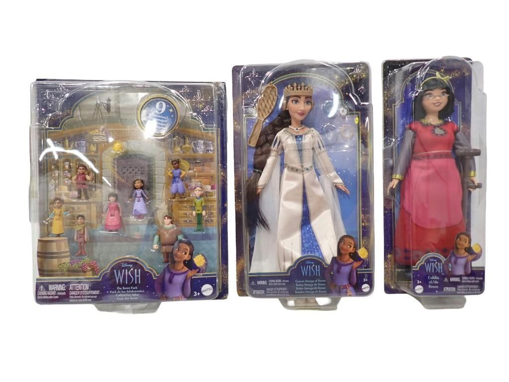Walt Disney Wish Queen Amaya of Rosas, Dahlia, The Teens Pack - New in Packages Mattel (1 of 11)