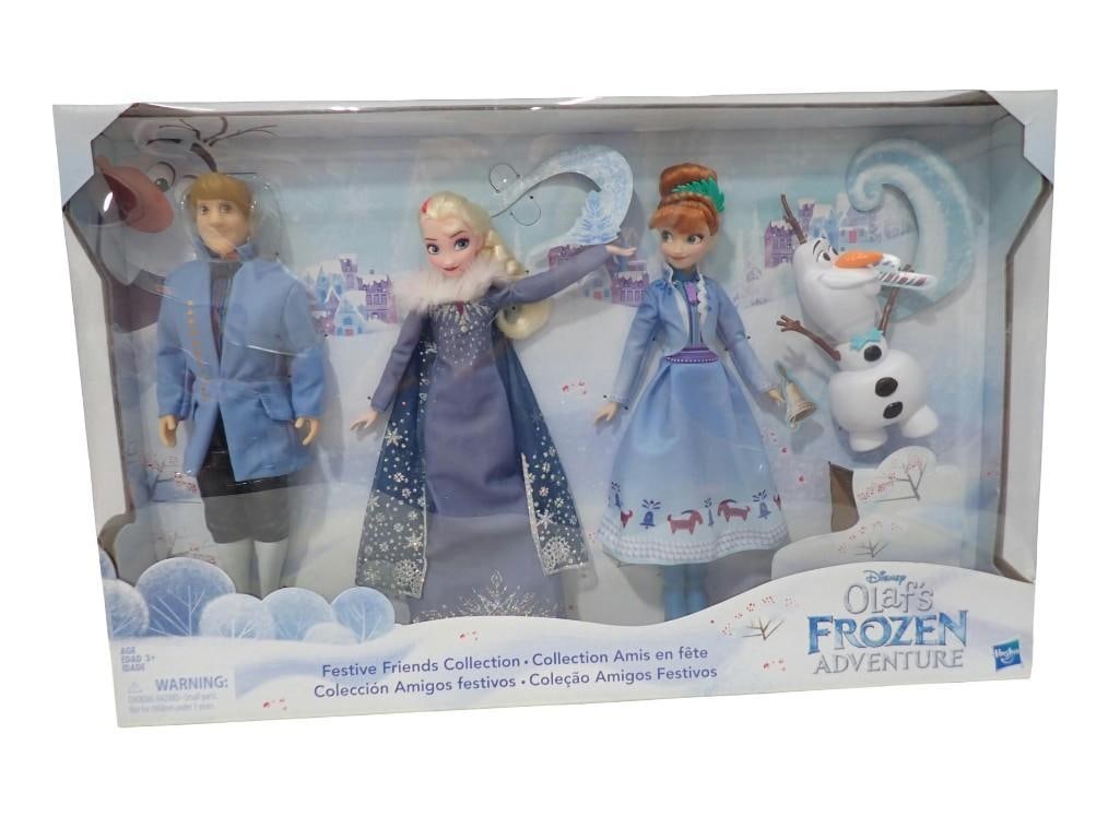 Walt Disney Frozen - Olaf's Frozen Adventure Festive Friends Collection - New in Package Hasbro: Walt Disney Frozen - Olaf's Frozen Adventure Festive Friends Collection - New in Package Hasbro All pictures are considered part of the description and should be examined carefully by bidders. Liv