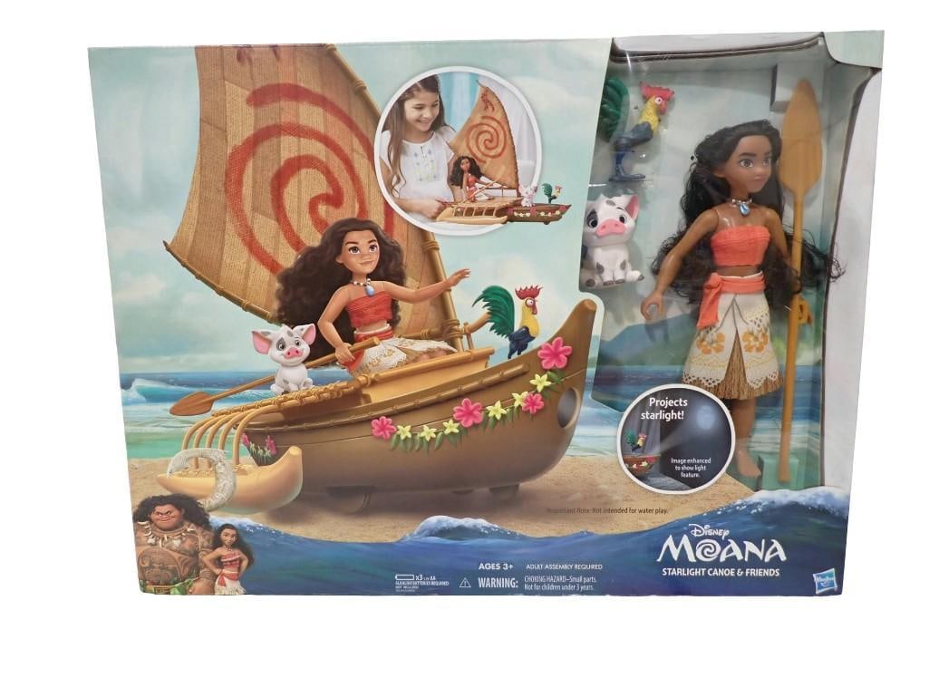 Walt Disney Moana Starlight Canoe & Friends - New in Package Hasbro: Walt Disney Moana Starlight Canoe & Friends - New in Package Hasbro All pictures are considered part of the description and should be examined carefully by bidders. Live Auctioneers is now offerin