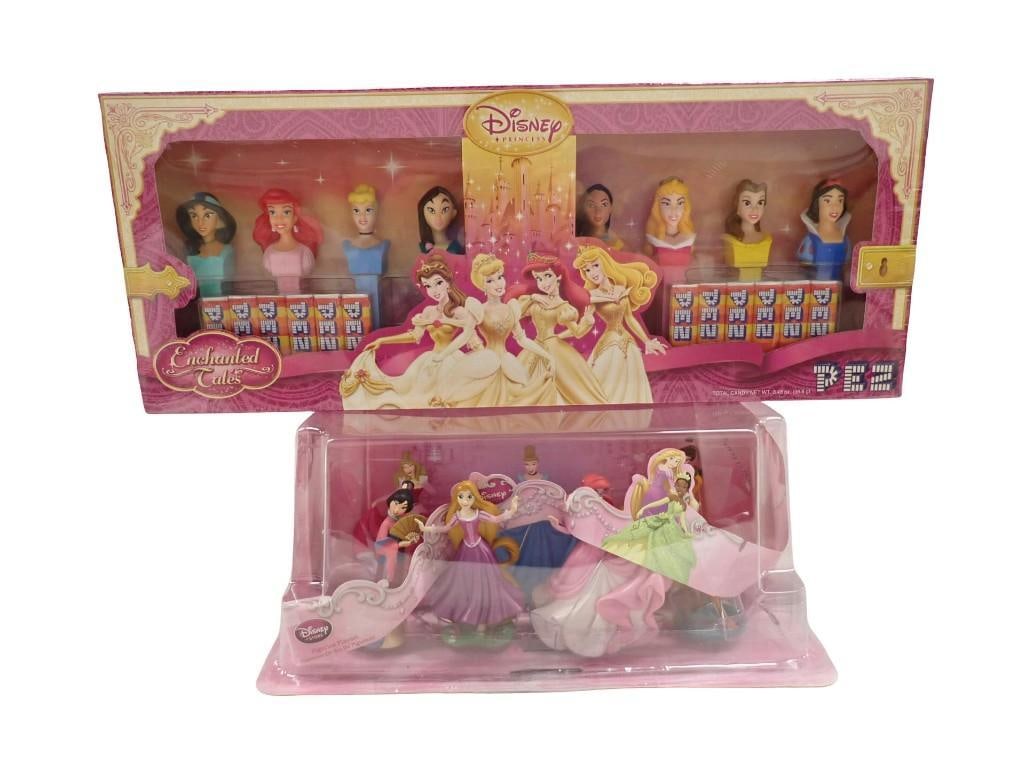 Disney Princess Enchanted Tales Pez Dispenser Set, Disney Store Firgurine Playset both New in Packag (1 of 10)