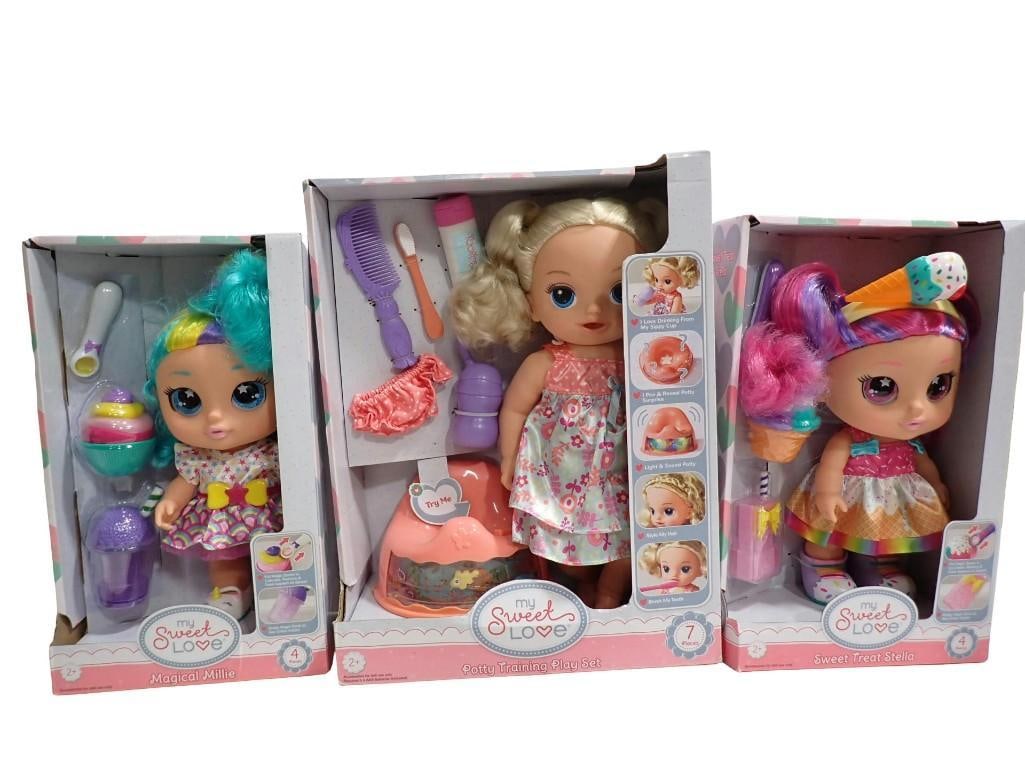 My Sweet Love Magical Millie, Potty Training Play Set, Sweet Treat Stella - All New in Packages (1 of 9)