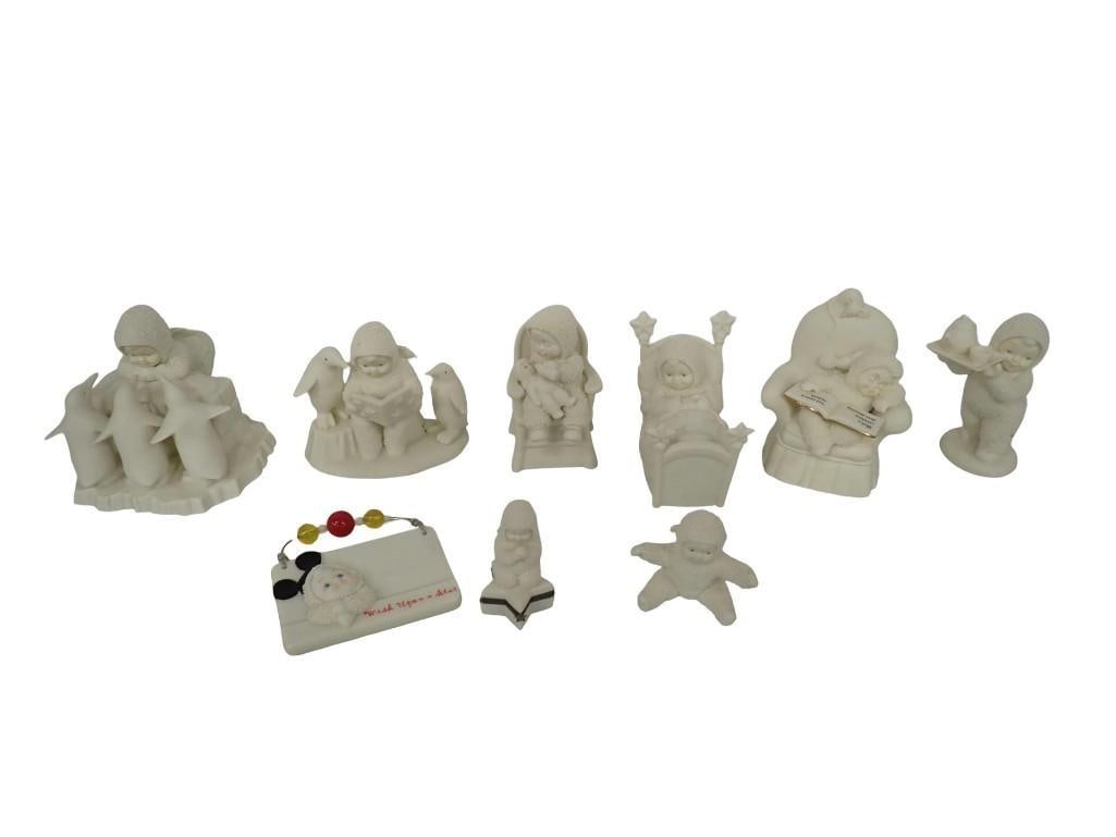 Department 56 Snowbabies Bisque Porcelain Lot (1 of 16)