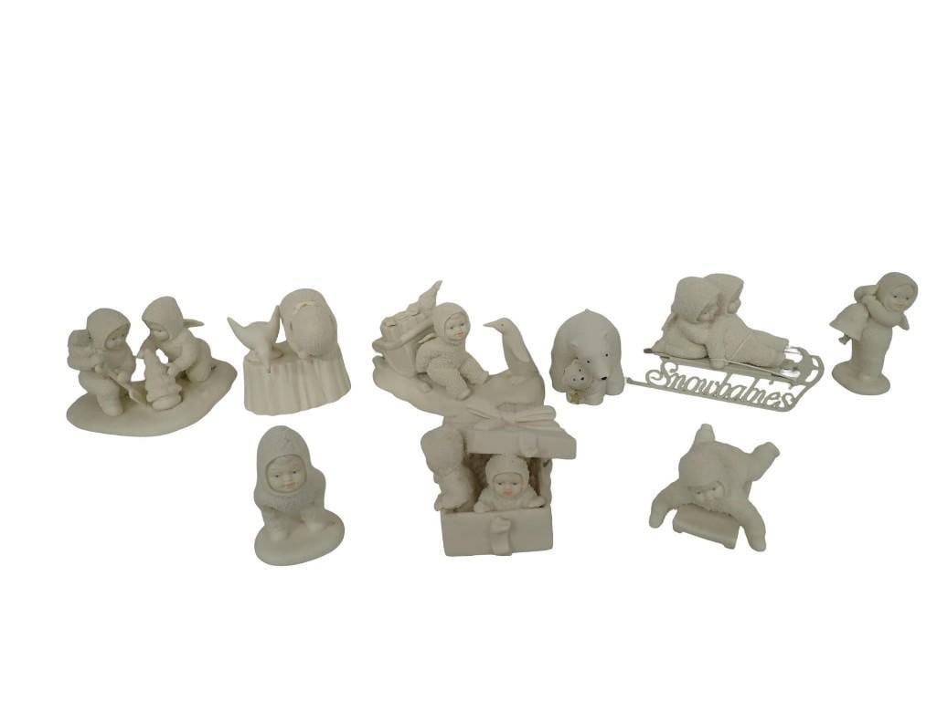 Department 56 Snowbabies Bisque Porcelain Lot (1 of 19)