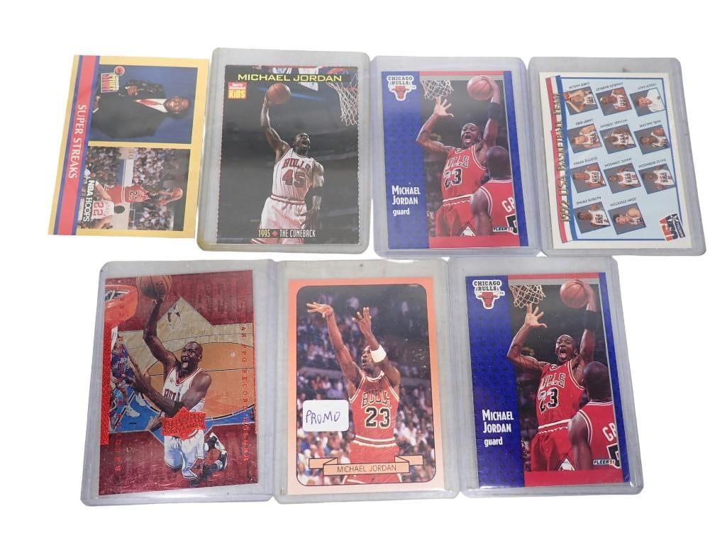 Michael Jordan Assorted Basketball Cards (1 of 9)