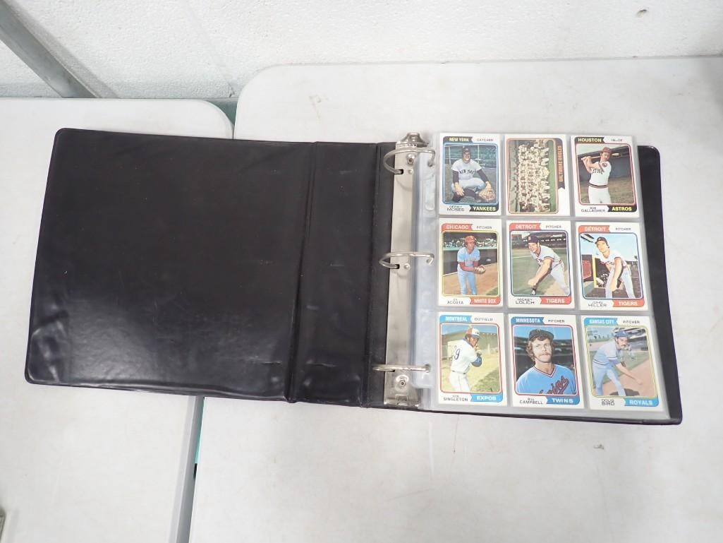 Binder of 1970's Baseball Cards (1 of 14)