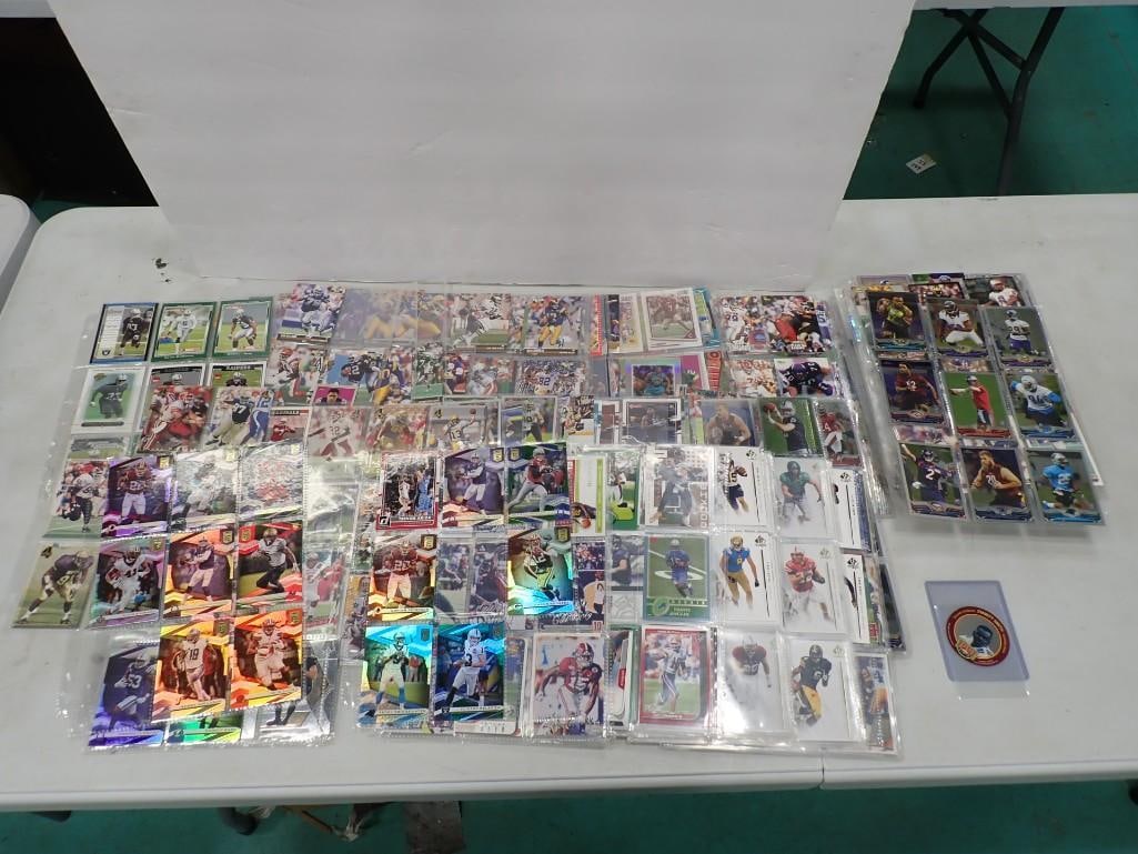Binder Sleeves full of Football Cards (1 of 18)