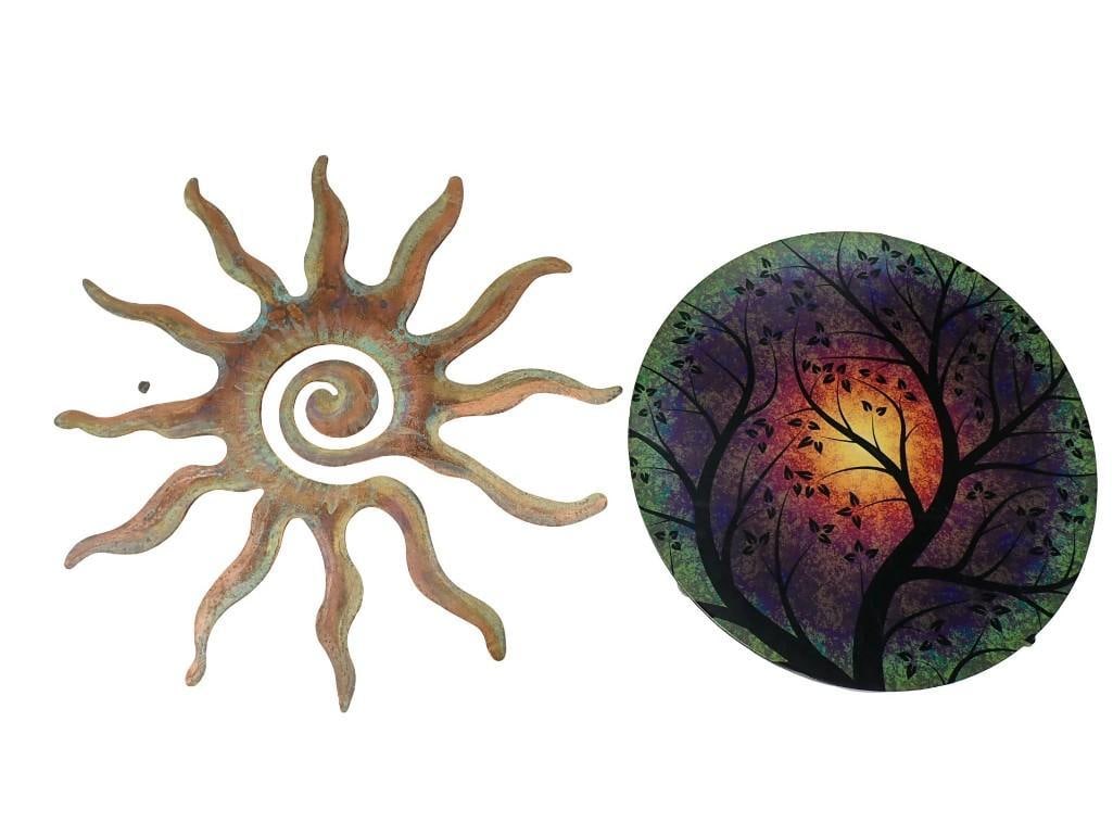 Wall Art including Next Innovations Moonight Steel and Robert Shields Signed Metal Sun Wall Art (1 of 7)