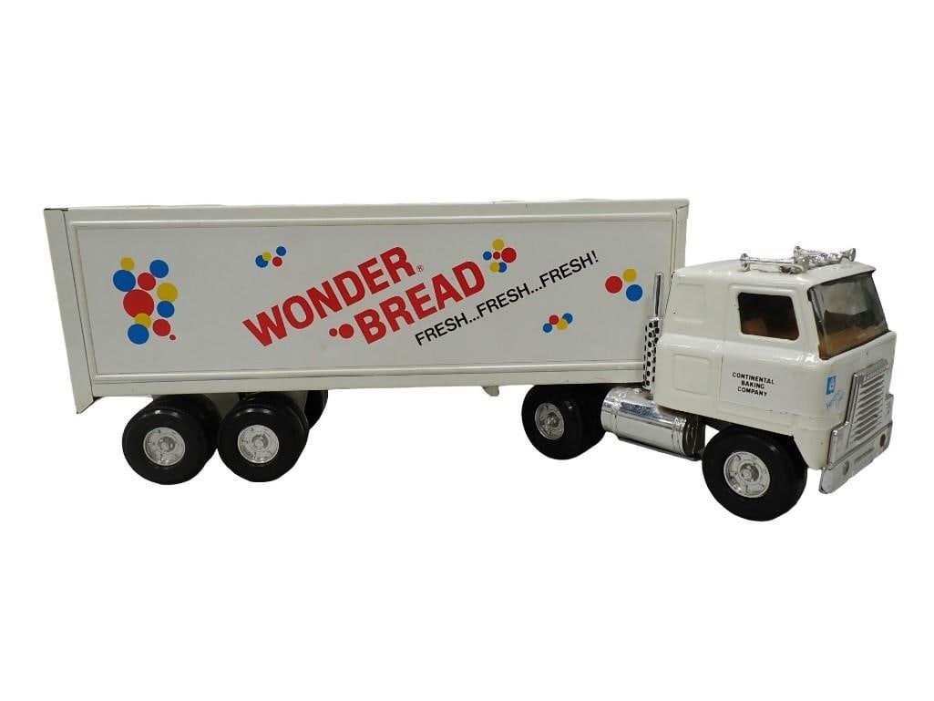 Vintage Ertl Wonder Bread Tractor Trailer Semi Truck - Metal and Plastic (1 of 16)