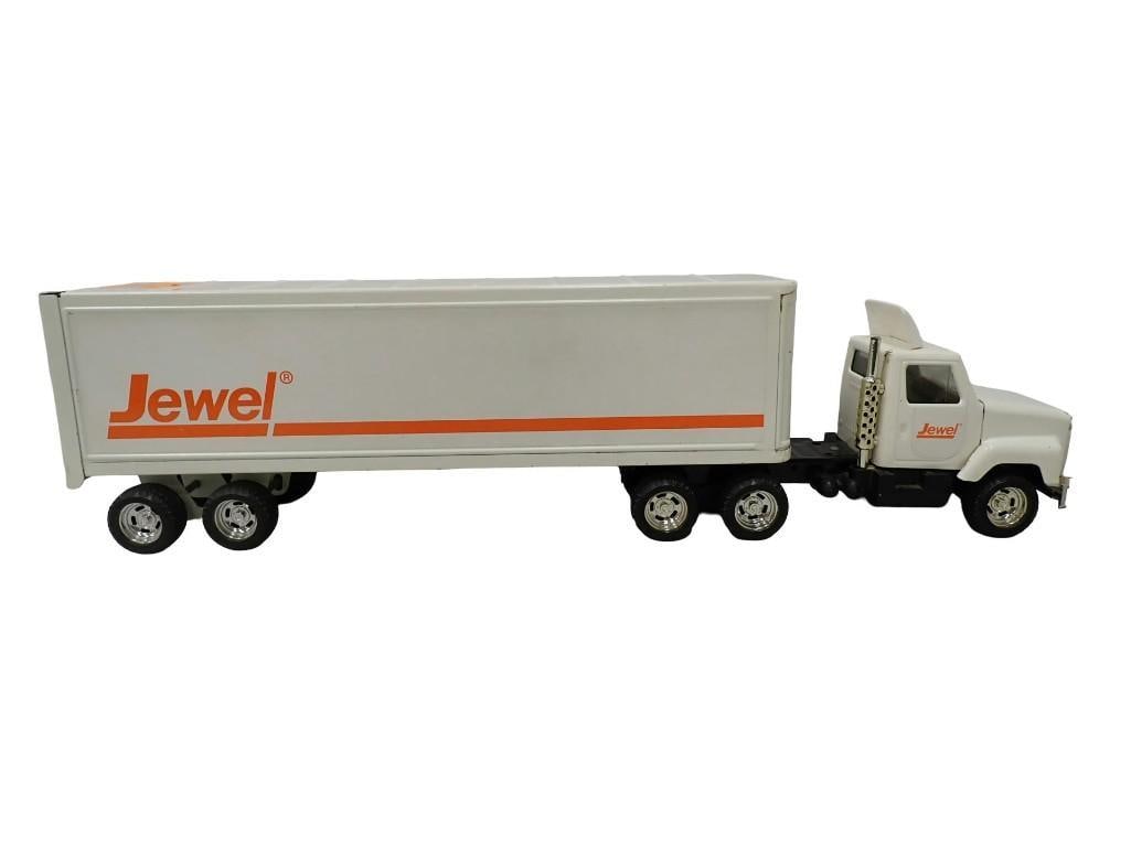 Vintage Ertl Die-Cast Jewel Grocery Store Semi Trailer Truck (1 of 16)